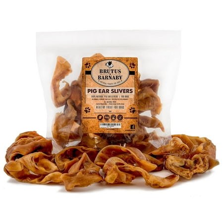 High Supply Pig Ear Slivers- Thick Cut, All Natural Dog Treat, Healthy Pure Pork Ear, Easily Digested, Best Gift for Large & Small Dogs from 1 or 2lb 1 (Best Pork Tenderloin In Indiana)