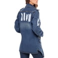 thumbnail image 5 of SKYLINEWEARS Women Ripped Jean Jacket Distressed Boyfriend Long Sleeve Denim Jacket Windbreaker Coat, 5 of 6