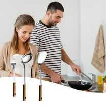 Wok Spatula under $5! CQCYD Wok Spatula Frying Spoon, 304 Stainless Steel Cooking Tools, Extra Long Handle Utensils, Iron Carbon Steel Wok Accessories