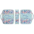 thumbnail image 3 of HELLHERO Quilted Bible Cover Case Featuring Watercolor Floral, Polyester Carrying Bag with Inner Pockets for Scripture Study and Faith Activities, 3 of 8