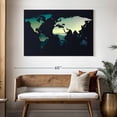 thumbnail image 3 of Elephant Stock Canyon World Map Wall Art - Horizontal Canvas Wall Art - Living Room Wall Decor - Map Canvas - Teal And Blue Decor - 48" x 32", 3 of 8
