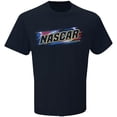 thumbnail image 2 of Men's Checkered Flag Sports Navy NASCAR  Lightning T-Shirt, 2 of 3