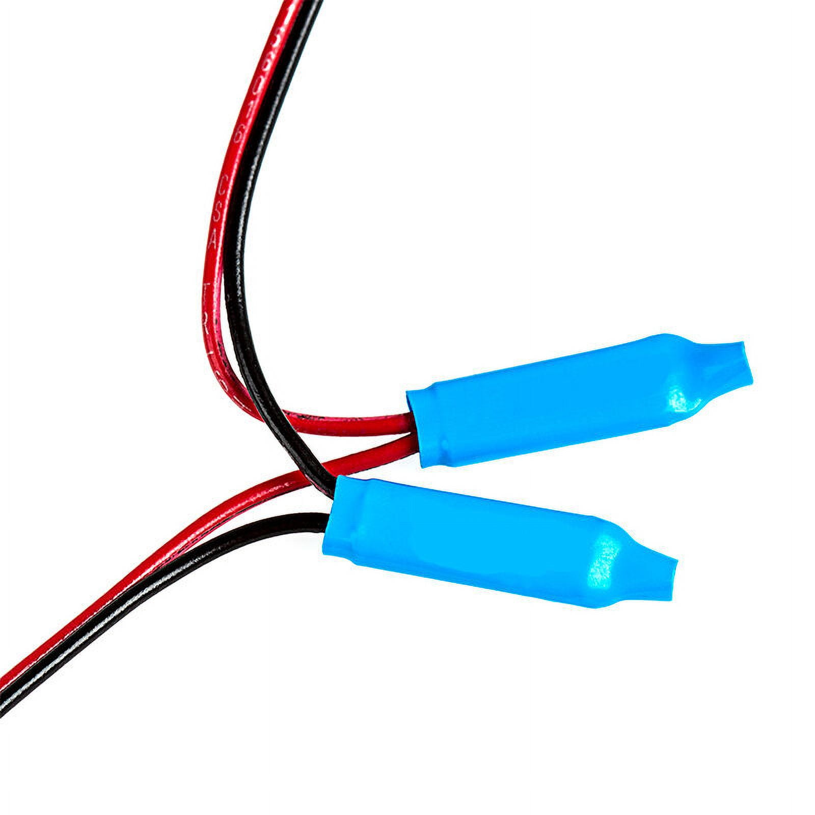 Low Voltage Wire Connectors - B Connectors Silicone Filled Wet B Gel Telephone Alarm Wire Crimp Bean Type Splice for Low Voltage Application, Blue (500 PCS)