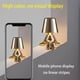 thumbnail image 5 of Lámpara de mesa con control táctil junto a la cama, lámpara de escritorio LED con estatua decorativa del pensador del pequeño hombre dorado creativo, carga USB, brillo de 3 niveles, 5 of 5