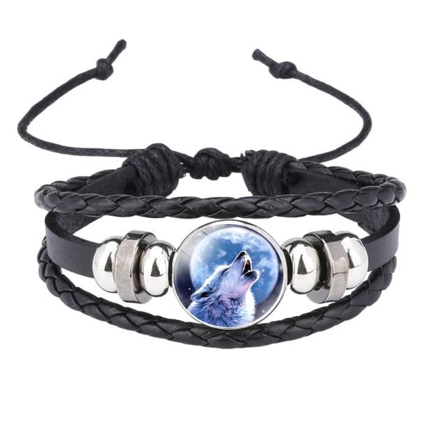 Qarigey Cadenas de cuerda de vidrio de brazalete ligero mezclado para hombres para un toque de elegancia y estilo Brazaletes de hombres Ropa, zapatos y accesorios Miscelánea quince
