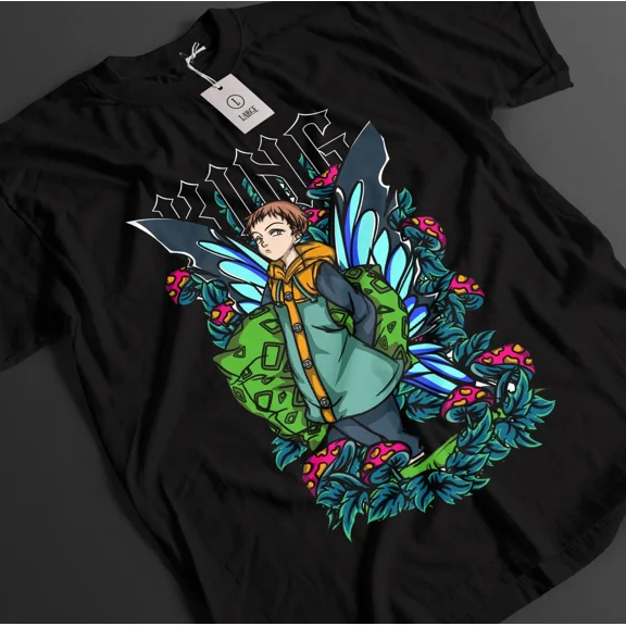 RARE Seven Deadly Sins Shirt King Tshirt Meliodas T-Shirt Escanor Anime Unisex Tee