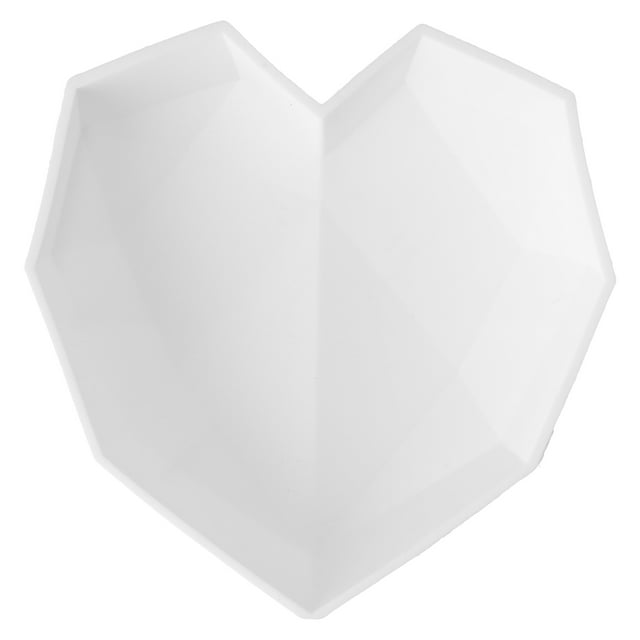 Molde para mousse molde de silicona en forma de corazón para bricolaje molde para pastel de postre de silicona espesa para panadería casera color blanco ANGGREK Otros