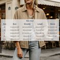 thumbnail image 4 of Casual Quilted Jacket for Women Collared Button Front Loose Fit Spring Fall Jacket, 4 of 9