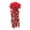 Red, variant on Fake Wisteria Hanging Garland 33.5"X3.5", Artificial Violet Flower Vine for Bedroom Living Room, Silk Floral Wall Decor for Birthday New Year Celebration, 1* Violet Wall Hanging Artificial Flower
