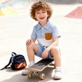 thumbnail image 2 of Baby Boy Outfits Patchwork Print Lapel Short Sleeve Polo Shirt Top And Shorts 2 Piece Casual Wear Boys' Clothing Sets Size 12-18 Months, 2 of 6