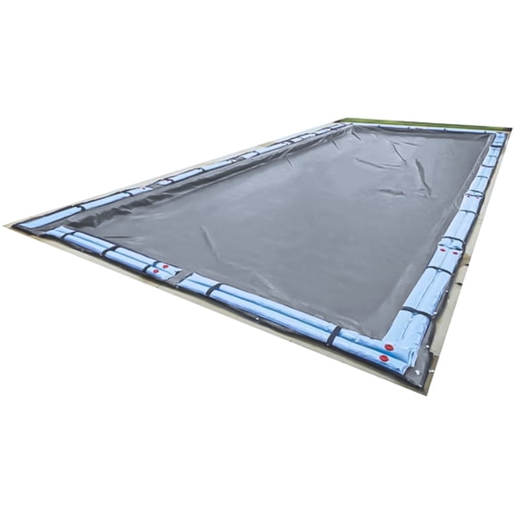 Swimline Hydrotools Silver King Winter Pool Cover for 14 x 28 Ft Inground Rectangle Pools