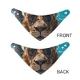 thumbnail image 3 of Easygdp Hawaiian Swimming Lion Premium Dog Bandanas Triangle Scarf, Suitable for Small, Medium, and Large Dogs, Dog Pet Apparel.-Large, 3 of 5