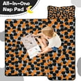 thumbnail image 4 of Halloween Black Cat Pumpkin Pattern Toddler Nap Mats for Kids Preschool,50"x20" Sleeping Mat Bag or Kids,Toddler Sleeping Bag,Toddler Nap Mat or Daycare, 4 of 6