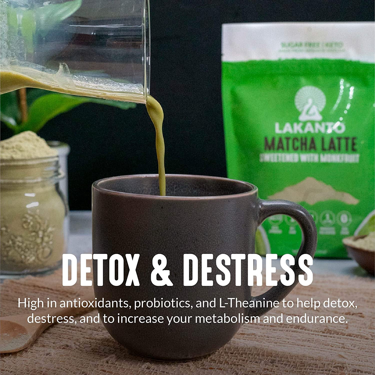 DRINK MIX MATCHA LATTE Pack of 8