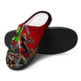 thumbnail image 4 of Men The Legend of Zelda Slippers Non-Slip Fuzzy House Slippers Warm Soft Plush Winter House Shoes Indoor Outdoor Slip-On Shoes, 4 of 7