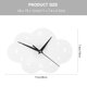 thumbnail image 2 of BESTYASH Silent Wall Clock White Perfect for Dining Kitchen Study and Coffee Shops, 2 of 8