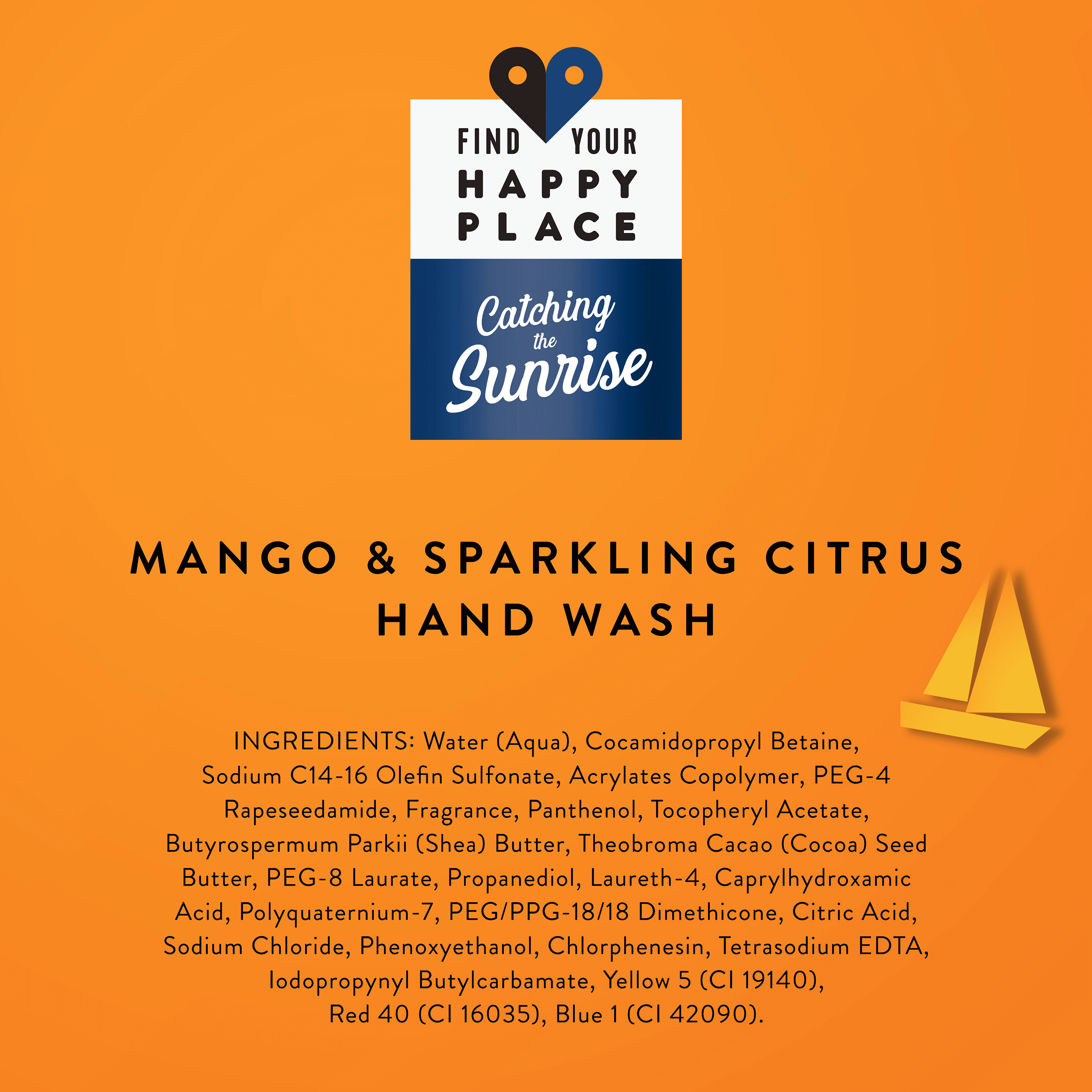 Find Your Happy Place Liquid Gel Hand Wash, Catching the Sunrise Mango And Sparkling Citrus, 9.5 fl oz