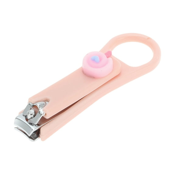 Unique Bargains 1 Pc Cartoon Lollipop Nail Clipper for Women for Men Pink