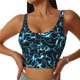 thumbnail image 1 of Fotbe Lightning Sujetador Deportivo Largo sin Aros para Mujer con Almohadillas y Soporte Medio, Transpirable y Absorbente, Camiseta Tipo Chaleco o Tank Top-Medium, 1 of 8