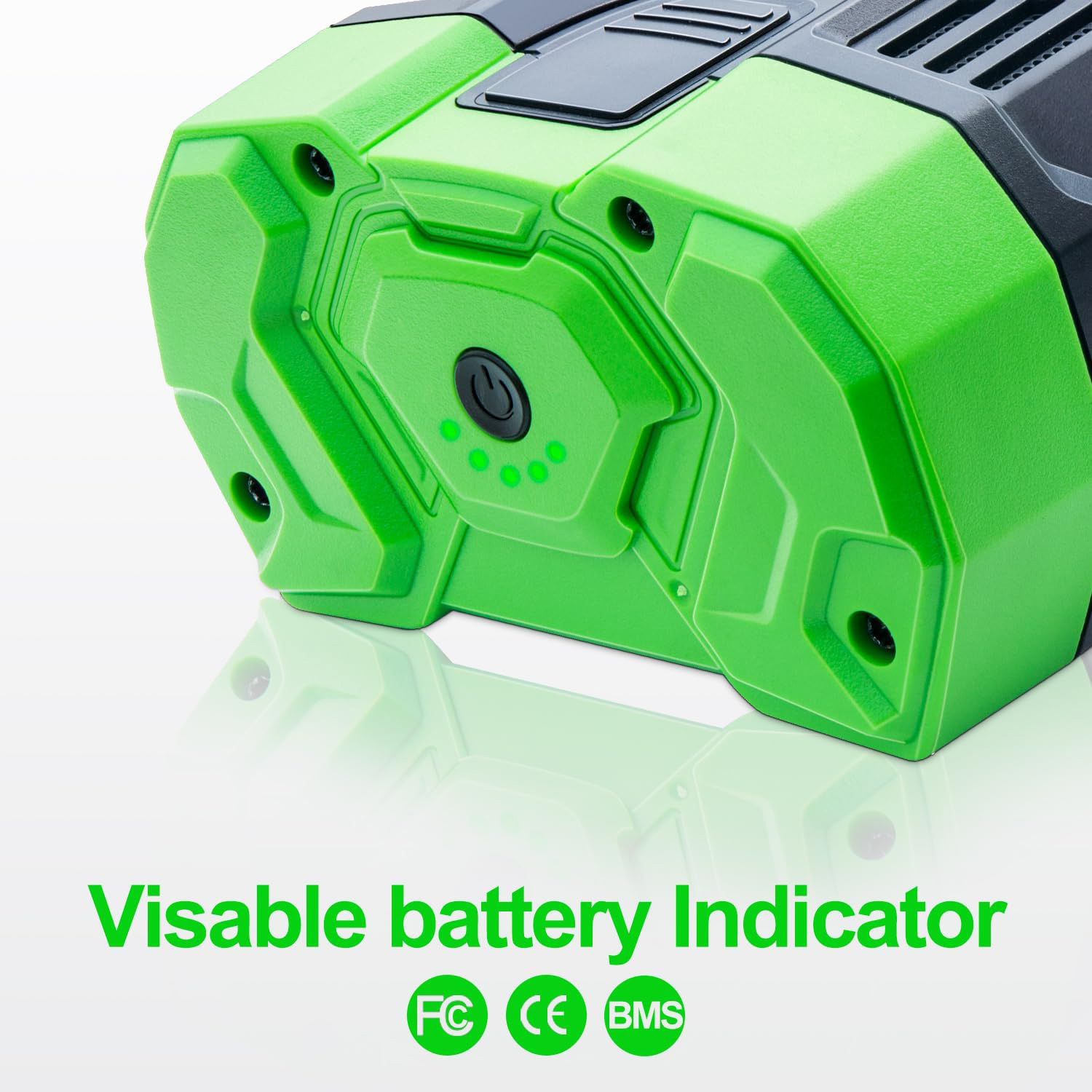 FSKE 2.6Ah Replacement for EGO 56V Battery BA1400 BA2800 BA4200,Compatible with BA1400T BA2800 56 Volt Batteria