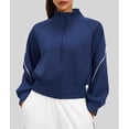 thumbnail image 5 of Female Fleece Full Zip Up Jacket Fragrant Whale Blue M, 5 of 10