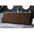 thumbnail image 7 of Elegant Kitchen and Bath 84 Inch Double Bathroom Vanity In Natural Oak, 7 of 7