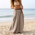 thumbnail image 3 of Aellinatey Women's Bohemian long skirt with pockets,, 3 of 8