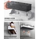 thumbnail image 3 of Elegante solución de almacenamiento para el baño, organizador de ducha colgante con diseño de gancho giratorio, no requiere perforación para una fácil instalación, el acero inoxidable de alta calidad, 3 of 5