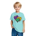 thumbnail image 3 of RXIRUCGD 2025 Vêtements d'Été pour Enfants T-shirt Imprimé Mode Mignon Col Rond Manches Courtes, 3 of 5