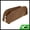 Brown, variant on Unique Bargains Pen Case Portable Stationery Bag Zipper Case Black