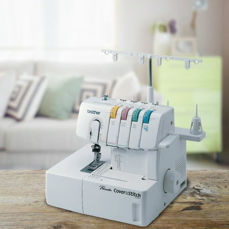 Brother 2340CV Coverstitch Machine with Color-Coded Threading Guide