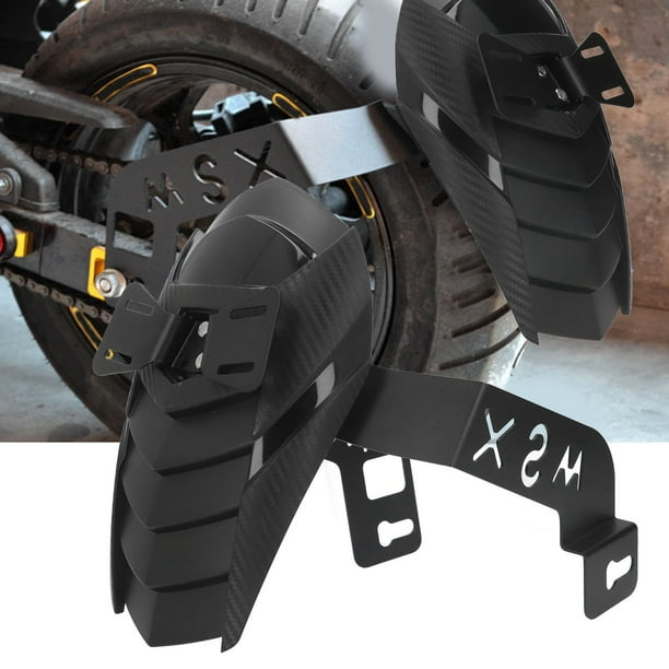 Guardería Trasera Trasera de Motocicleta, Guardabarros de la Rueda Trasera Negra Liviana Fácil de Limpieza para Moto para Moto