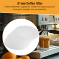 thumbnail image 5 of New Arrivals Espresso Filter Paper 51mm-800PCS Unbleached Coffee for Machine - Portafilter Filters, 5 of 10