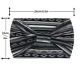 thumbnail image 2 of Boho Sports Headband Non-Slip - Wide Elastic Twist Band with Tie Dye Geometric Print - Stretchy Sweat Wicking Wrap for Yoga Gym Workout Blue, 2 of 2