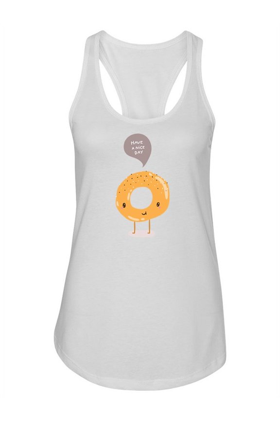 Have A Nice Day Donut Tank Women -Image by Shutterstock, Female x-Large