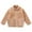 Khaki d4 Toddler Fleece Jacket, variant on Puffer Jacket with Hood Kids Coats Fall Winter Boys Girls Solid Color Thick Warm Jacket Detachable Hat Hood Jacket Winter Outwear，Size 6-13T