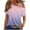 Pink, variant on Printed Loose Fit Tank Top for Women, Fashion Sleeveless Blouse with Double Strap Design