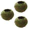 thumbnail image 1 of 3x Bonsái de , de Bo de de Esfagno Verde, Nido de , Accesorios de Bricoje de Pájaros Zulema Moss Ball Maceta, 1 of 7