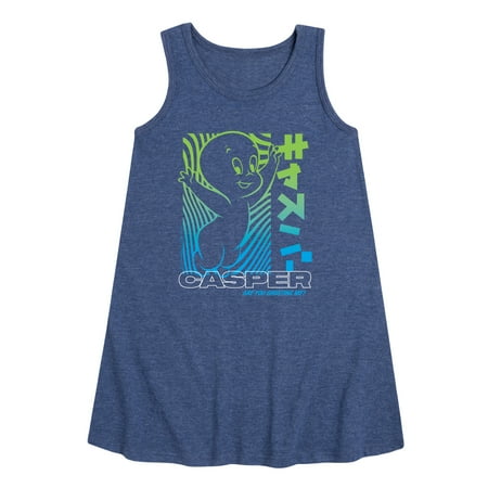 

Casper The Raver - Toddler and Youth Girls A-line Dress