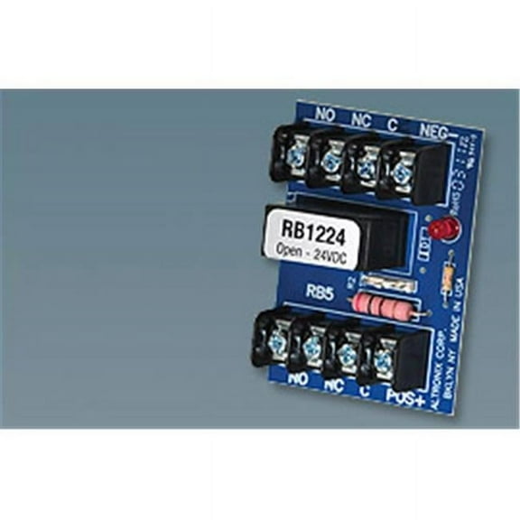 Altronix Relay Module 12/24VDC 75Ma DPDT, Relay, - RB1224