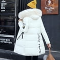 thumbnail image 3 of Chaqueta de algodón de invierno, chaqueta de mujer, chaqueta de algodón de plumón de talla grande para mujer, chaqueta de mujer de largo medio, 3 of 5