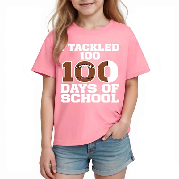 Kids Graphic T-Shirt, Short Sleeve Cute Print Top, Soft Breathable Fabric, Durable Fade Resistant, for School Season, Playground, Casual Wear, Ideal for Boys and Girls Ages 3-10