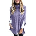thumbnail image 2 of Kelon Liquidation d'Étoles Cardigan Mélangé pour Femmes Latested 2022 Robe à Manches Longues pour Dame Grande Taille Chandail à Col Montant, 2 of 5