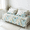 Blue Green, variant on Smuge 3‑Piece Floral Daybed Cover Set, 39" x 75" Classic Reversible Double‑Sided Quilted Daybed Bedding Set with 2 Matching Pillow Shams, Green Purple Floral