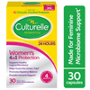 Culturelle Women's 4-in-1 Daily Probiotic Supplements, 30 Count