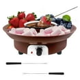 thumbnail image 4 of Chocolate Fondue Kits Home Cheese Fondue Pot Practical Fondue Pot Set For Festival Wedding Picnic Outside, 4 of 5
