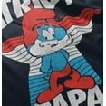 thumbnail image 4 of USA American Patriotic Papa Smurf Youth T Shirt Tee Boys Infant Toddler Brisco Brands 4T, 4 of 5