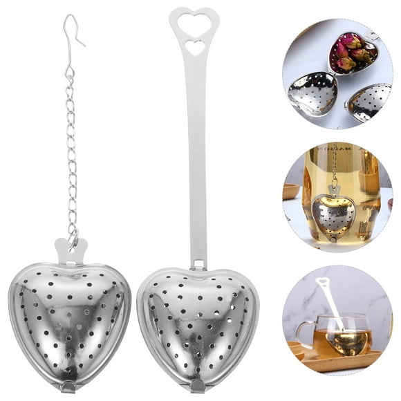2pcs Household Metal Tea Strainers Professional Tea Filters Convenient Tea Leaf Strainers