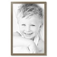 thumbnail image 2 of ArtToFrames 25" x 39" Aged White Gold Picture Frame, 25x39 inch Silver Wood Poster Frame (WOM-2036),  Pack, 2 of 7