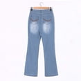 thumbnail image 5 of Womens Flare Jeans Y2K 90s Bootcut Low Rise Vintage Skinny Washed Flared Pants Stretchy Denim Bell Bottom Pants, 5 of 7